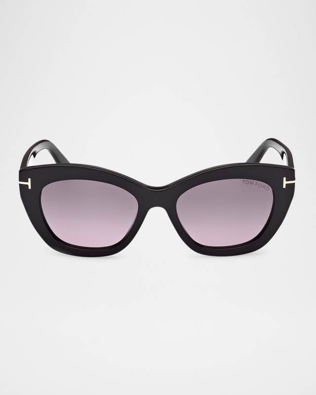 Linda-02 Polarized Acetate Cat-Eye Sunglasses